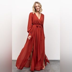 NWT Baltic Born Maxi dress, rust, size small